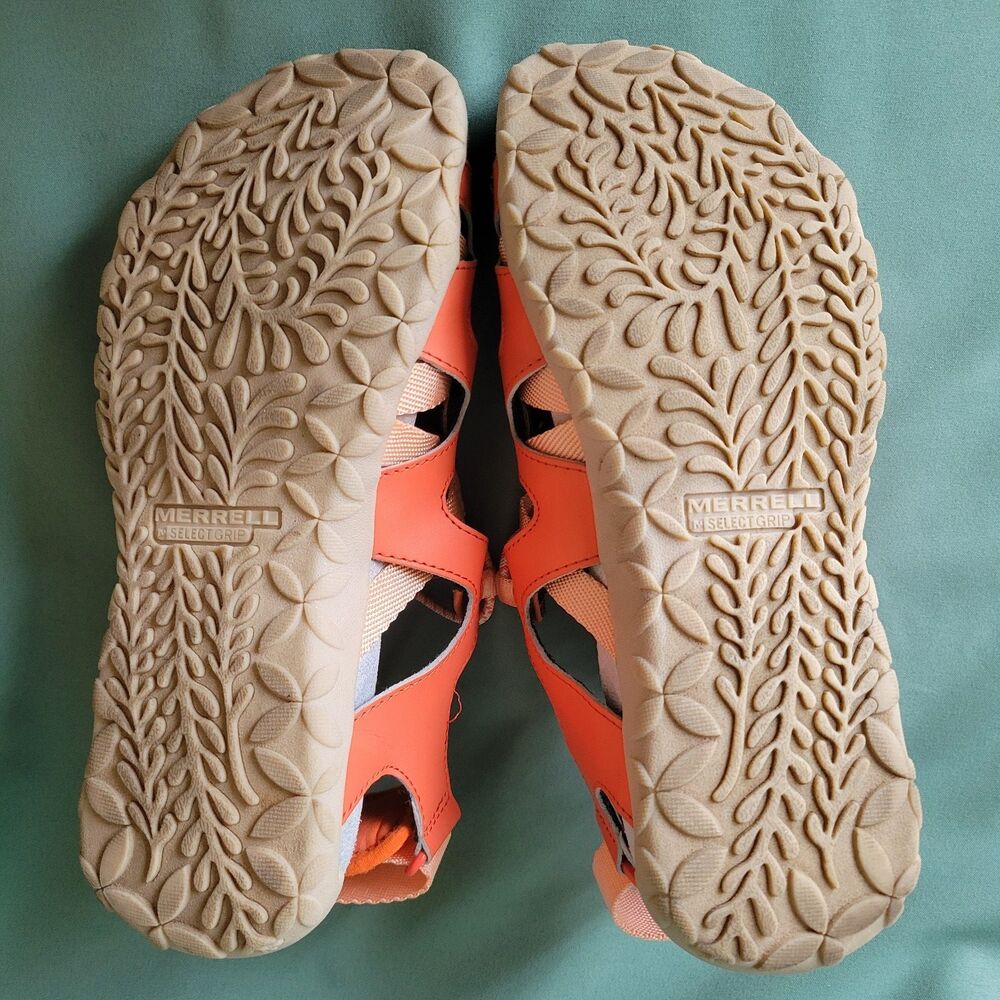 Merrell Terran Cage Sport Sandals Women's Size 6 Goldfish Orange Outdoor Walking - Picture 4 of 13